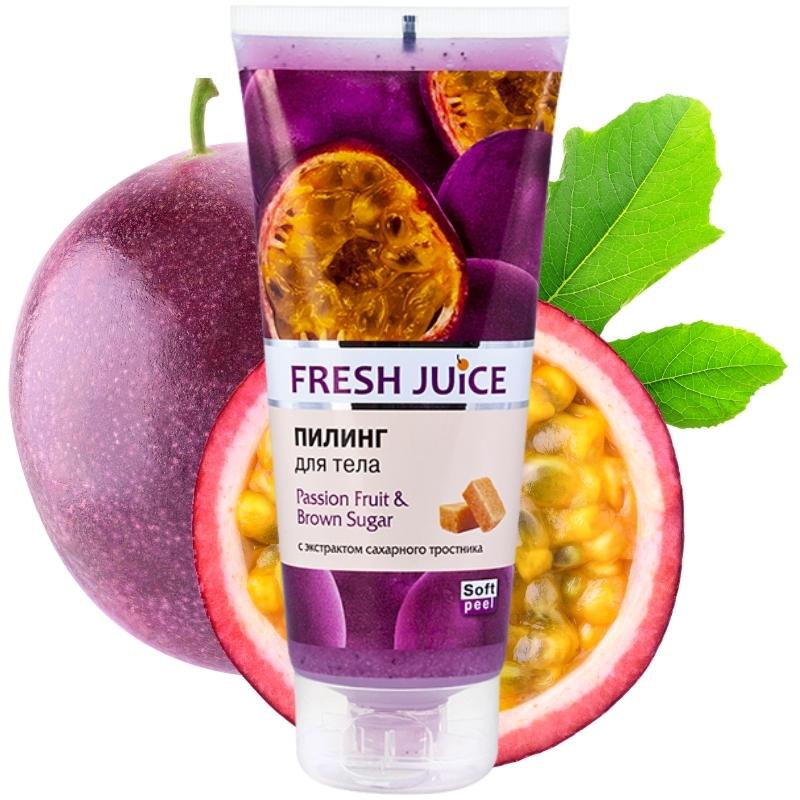 Gel Gommant Corporel Fruits De Passion Sucre Brun 200ml