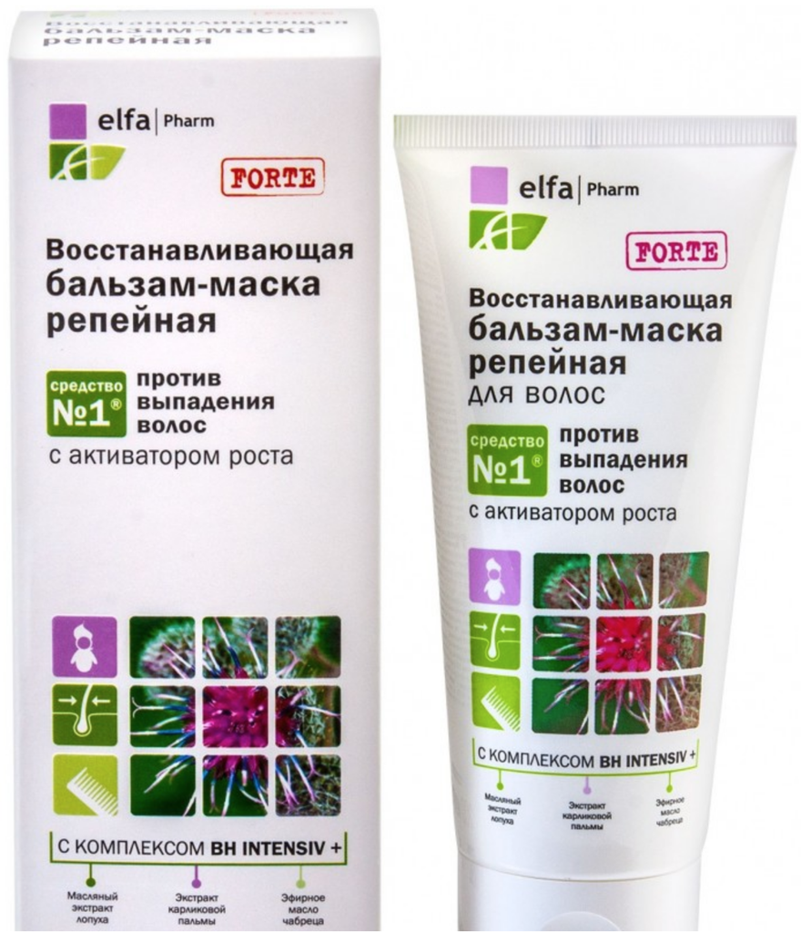 Masque capillaire Elfa Pharm Repyakhova contre la chute des cheveux 200 ml