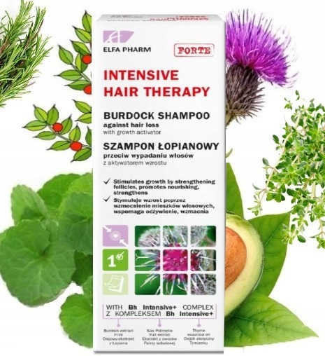 Shampooing Bardane Contre la chute des cheveux 200 ml