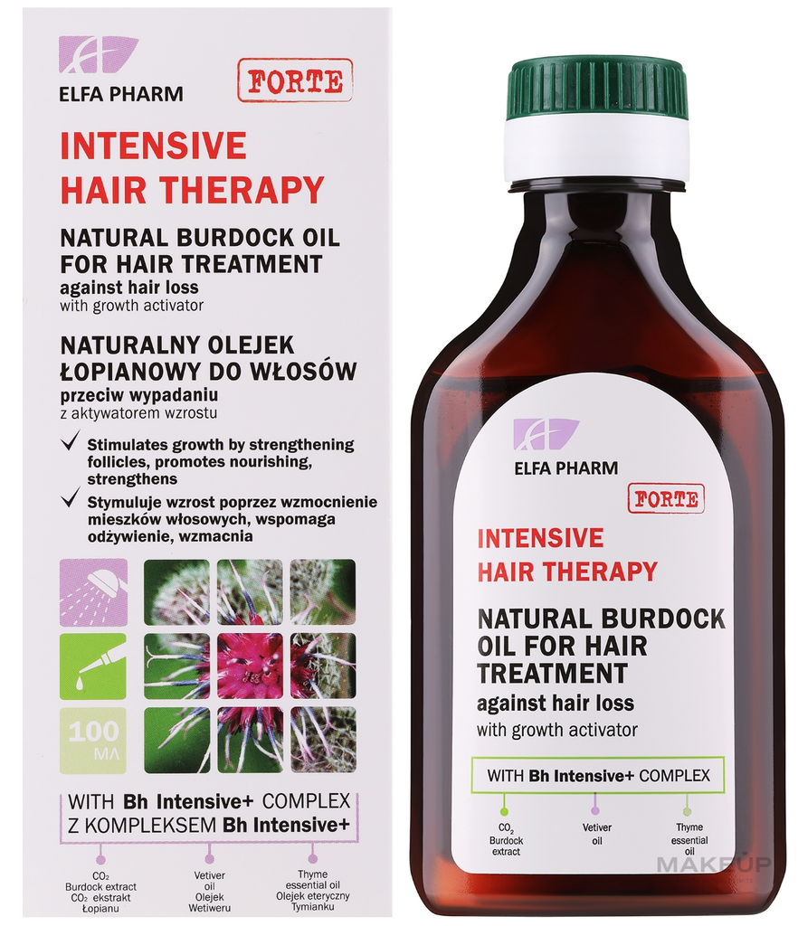 Huile de bardane  contre la chute des cheveux 100 ml