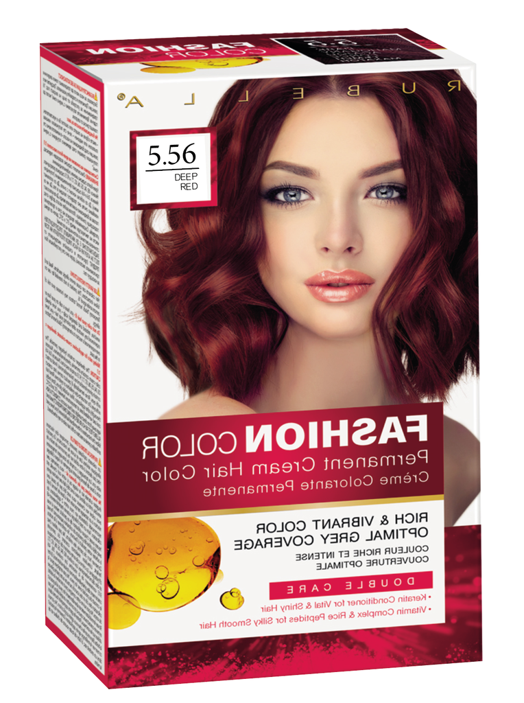Rubella Fashion Color Deep Red 5.56