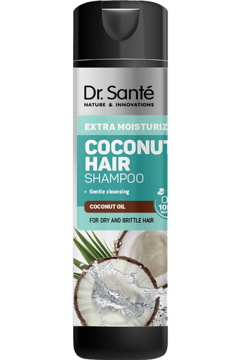 [DS8269] Dr Santé Shampoing  à base de coco pour cheveux secs et déshydratés 250 ml