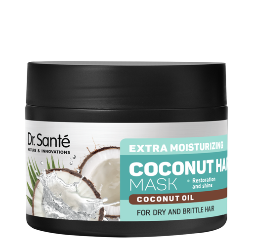 [DS8283] Dr Santé Masque à base de coco pour cheveux secs et déshydratés 300 ml